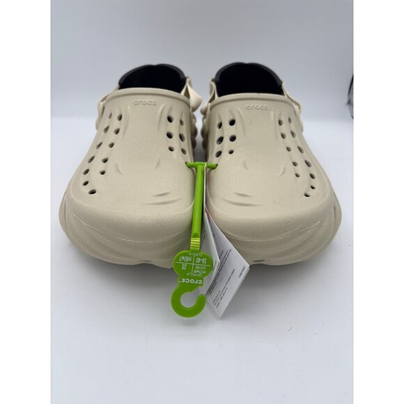 Unisex Crocs Size M7/W9 Beige Echo Clogs - Picture 3 of 5